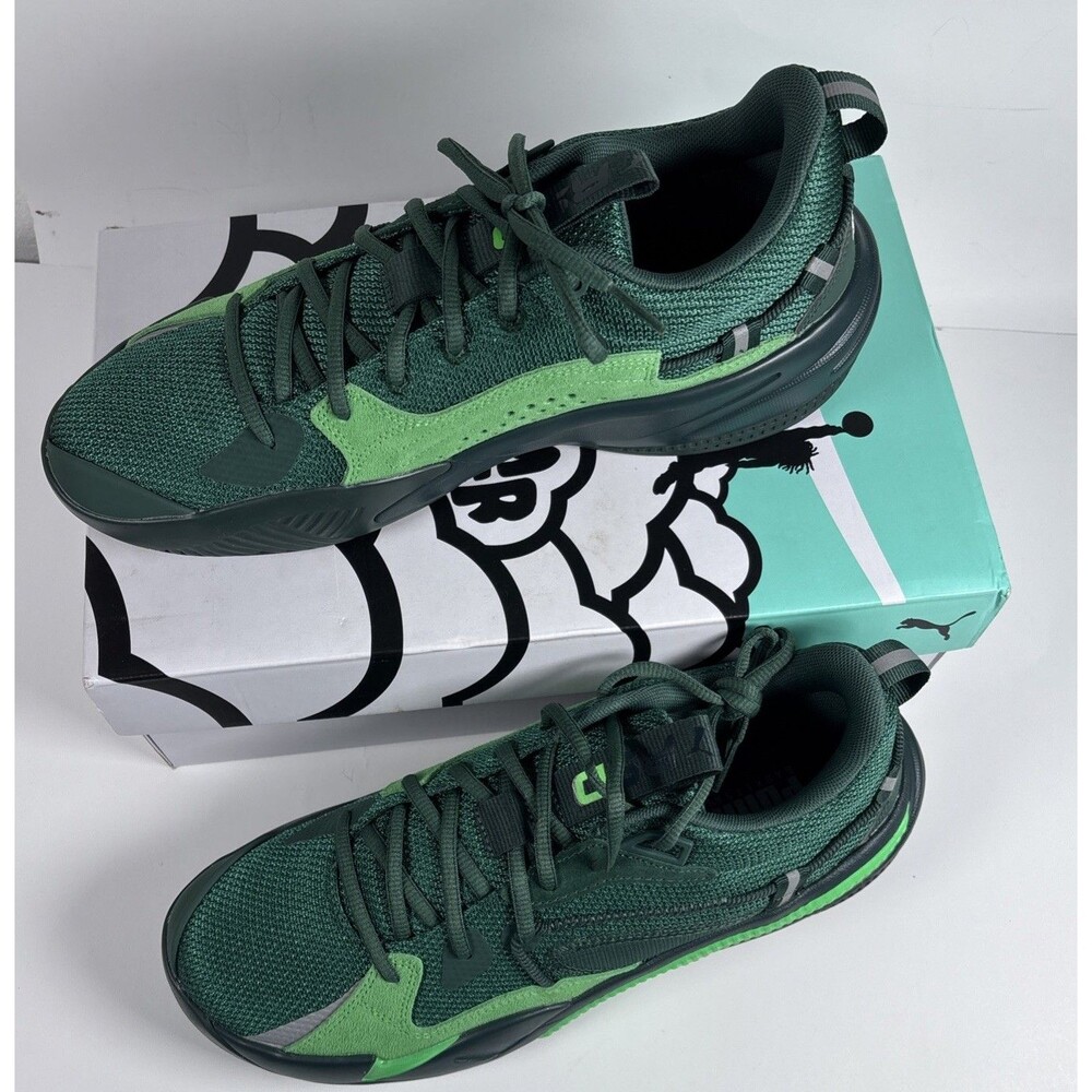 Puma J. Cole x RS-Dreamer Basketball Shoes Green 193990-05 Mens Size 10